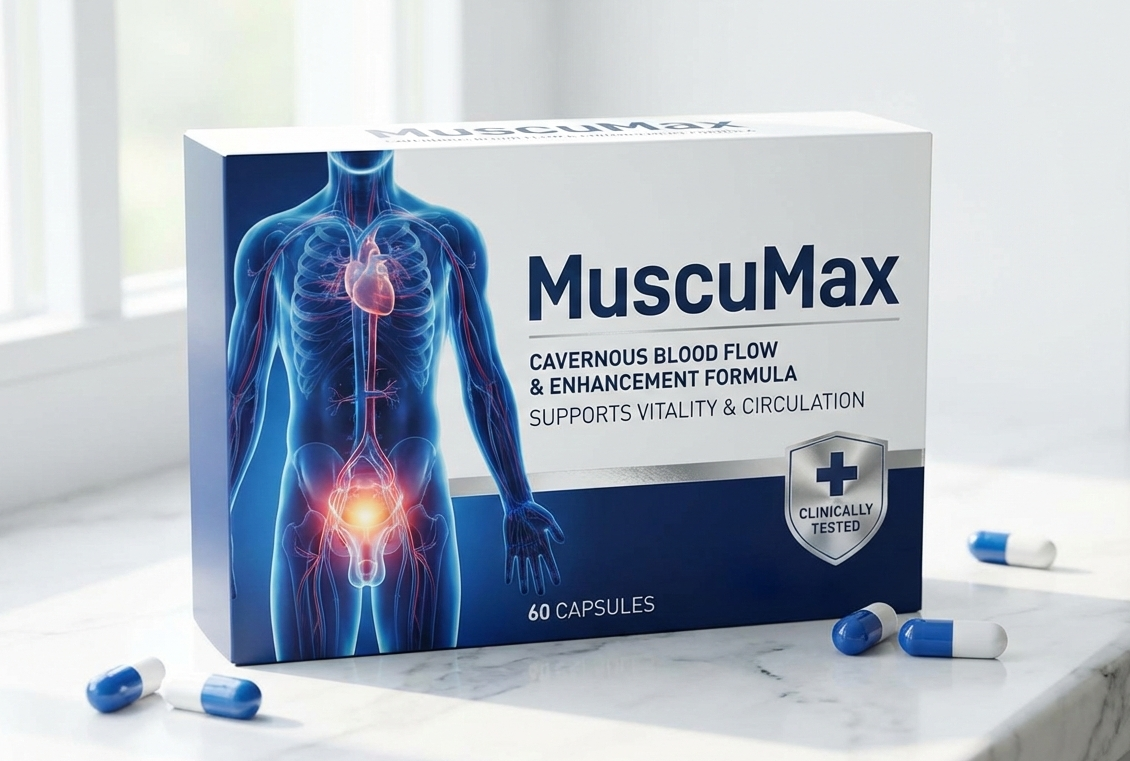 MuscuMax - 60 capsule pentru susținerea vitalității masculine